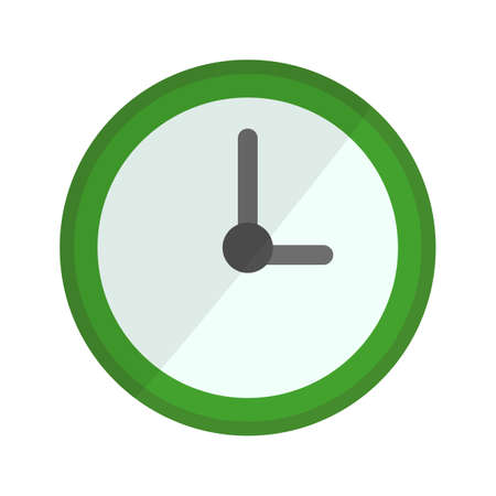 Clock icon. Time and timer icons. Vectors.のイラスト素材