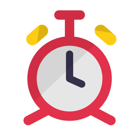 Alarm clock. Timer icon. Editable vectors.のイラスト素材