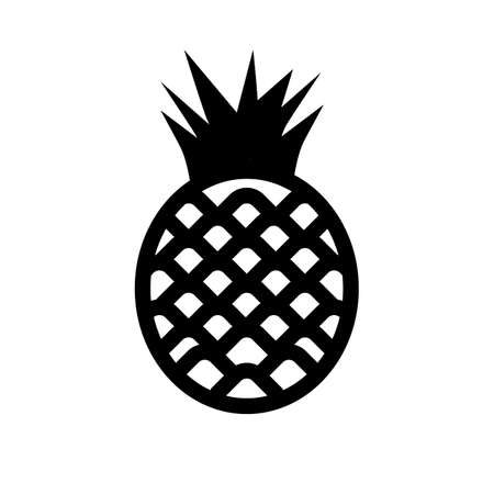Pineapple icon. Fruit icon. Vectors.のイラスト素材
