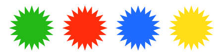 Emphasis mark. A set of pop mark icons. Vectors.