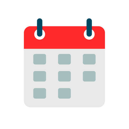 Modern schedule icon. Calendar and future plans. Vectors.のイラスト素材