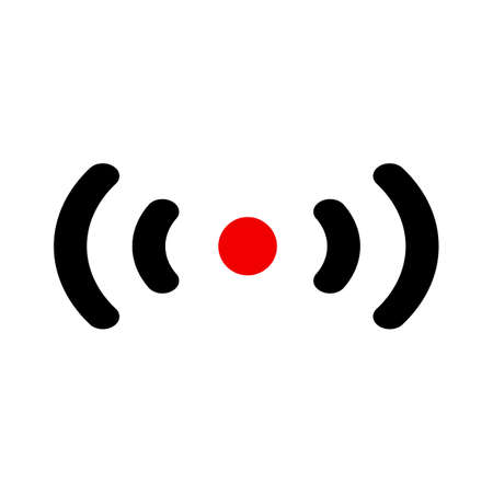 Live TV and Internet streaming. Live Broadcast. Editable vector.のイラスト素材