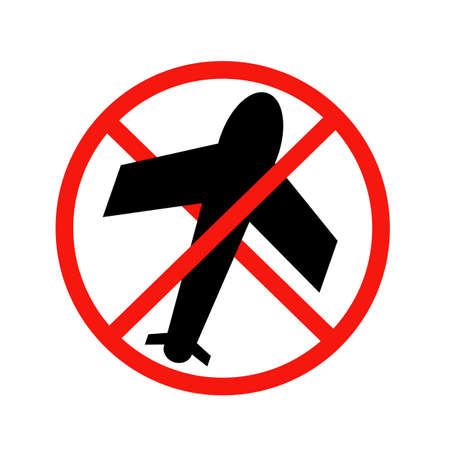 Travel regulations. Restrictions on entry and depart. Travel restrictions. Editable vector.のイラスト素材