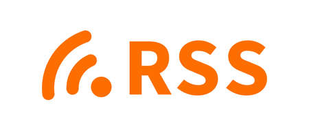 RSS radio wave icon and RSS  . Feeds and news. Editable vector.のイラスト素材