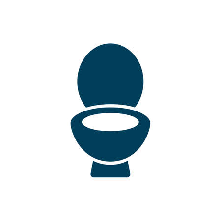 Toilet icon. WC icon. Editable vector.のイラスト素材