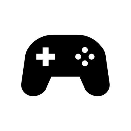 Game silhouette icon. Game controller. Editable vector.
