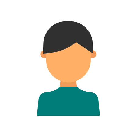 Flat design people icon. Editable vector.のイラスト素材