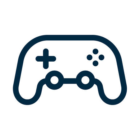 Game controller. Gameplay. Video game. Editable vector.のイラスト素材