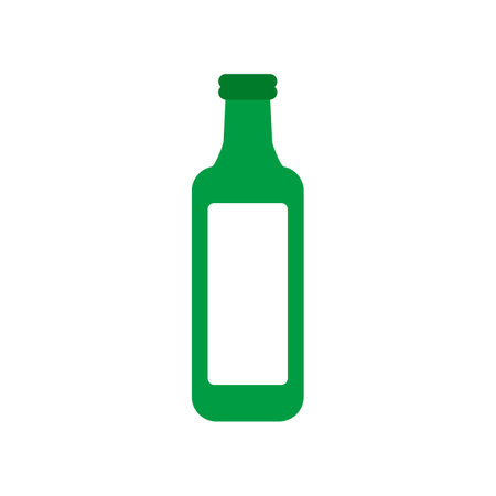 Wine bottle icon. Wine icon. Editable vector.のイラスト素材