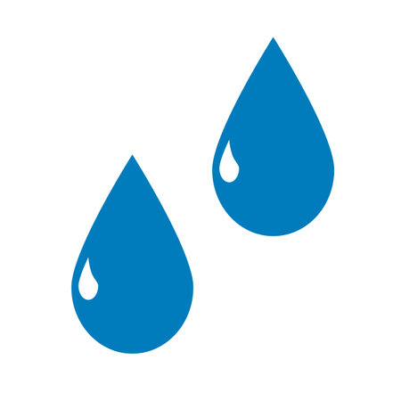 Sweat icons. Water droplets. Editable vector.のイラスト素材