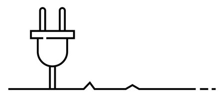 Modern electrical outlet background. Editable vector.のイラスト素材