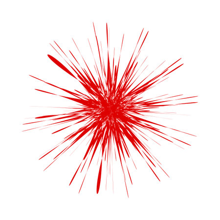 Spattering blood effect. Damage. Editable vector.のイラスト素材