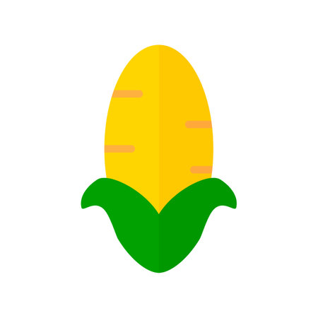 Modern corn icon. Maize. Editable vector.のイラスト素材