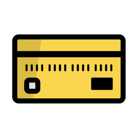 Luxury credit card icon. Editable vector.のイラスト素材
