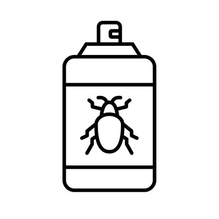 Pesticide icon. Insecticide icon. Editable vector.のイラスト素材