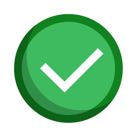 Check box icon. OK sign. Editable vector.のイラスト素材