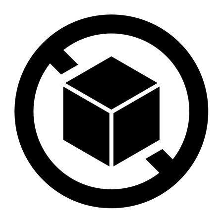 Sugar free silhouette icon. Editable vector.のイラスト素材