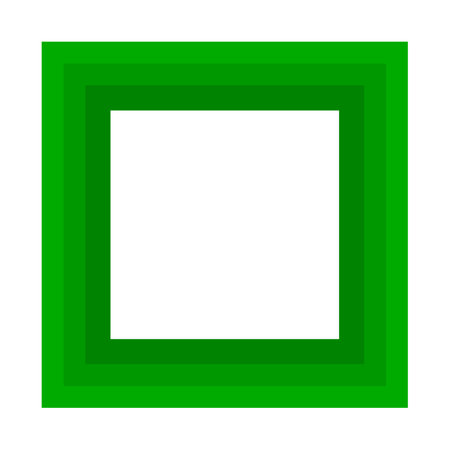 Green modern square  . Editable vector.のイラスト素材