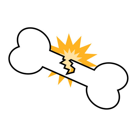 Pop fissure fracture icon. Editable vector.のイラスト素材