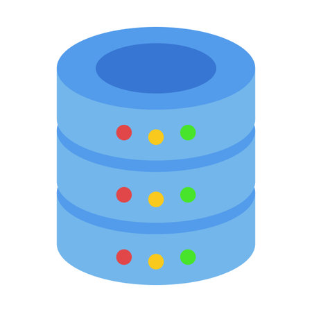 Data storage server icon. Editable vector.のイラスト素材