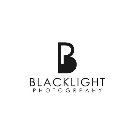 Illustration of initial BP or PB sign abstract made modern and clean shape logo design