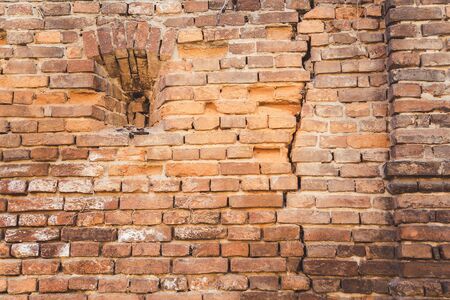 Old brick wallの写真素材