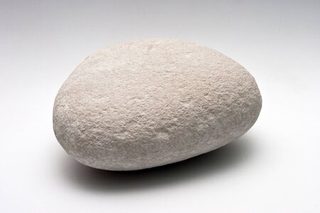 Decorative stone isolated on white studio background  macro shot shallow depth of fieldの写真素材