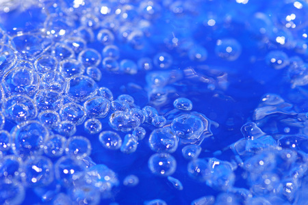 Chaotic water bubbles textureの写真素材