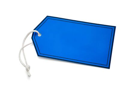 Blue tab hangerの写真素材