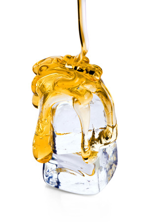 Honey on iceの写真素材
