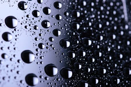 Background of beautiful water dropsの写真素材