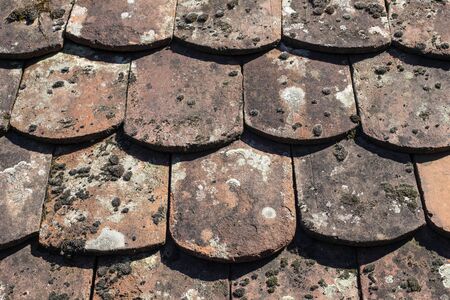 Vintage roof tilingの写真素材