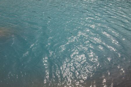 Blue sea surface for background