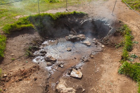 Hot spring near Stokkur geyser - Iceland