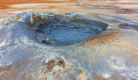 Volcanic landscape Namafjall, Iceland Stinky pitsの写真素材