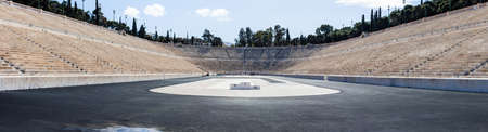 Athens, Greece - April 17, 2018: The Panathenaic Stadium or Kallimarmaro.のeditorial素材