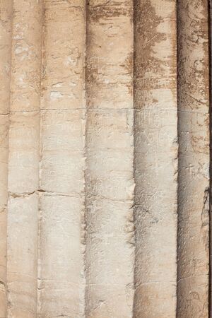 Antique marble column detail textureの写真素材