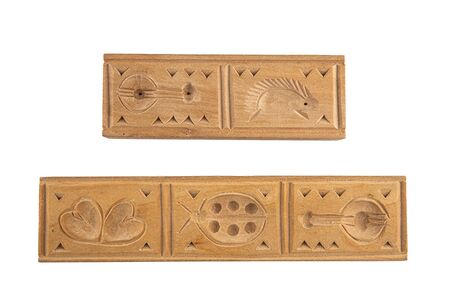 cookie wooden press decoration toolの写真素材