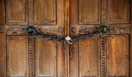 Old vintage door building detailの写真素材
