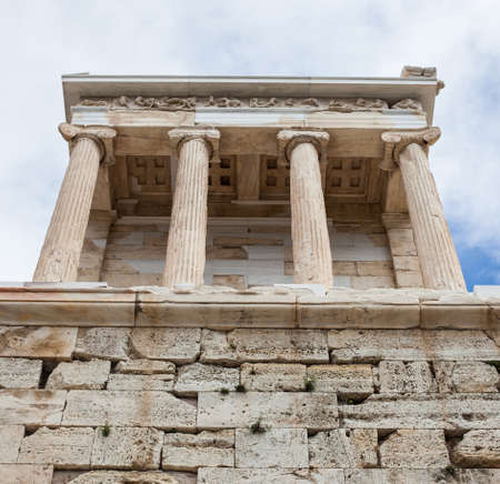 Athena Nike temple, Acropolis of Athensのeditorial素材
