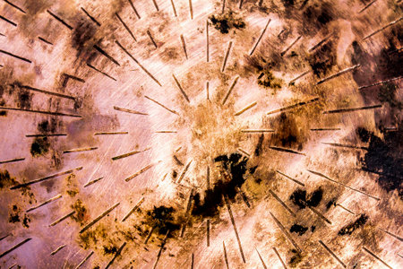 metallic groundの写真素材