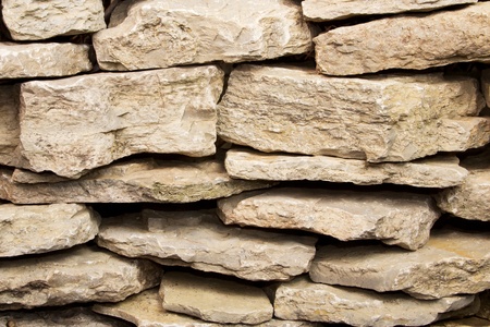 Detail of a nature stone wall