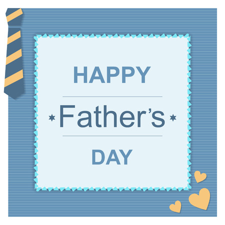 Happy father day greeting card in vector formatのイラスト素材