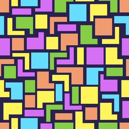 Vector seamless geometry patternのイラスト素材