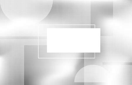 Abstract geometric white and gray color background. Vector, illustration.のイラスト素材