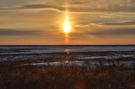 Northern sunsetの写真素材