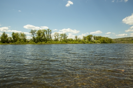 Minusinsk riverの写真素材
