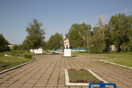 Zavyalovo village parkの写真素材