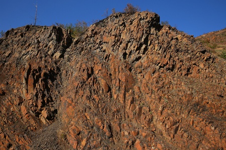 the nature of the North Red Stonesの写真素材