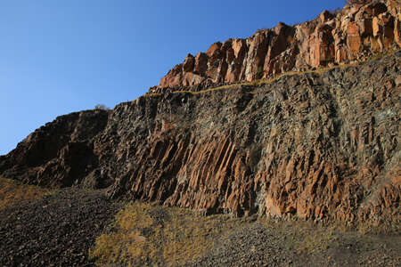 the nature of the North Red Stonesの写真素材